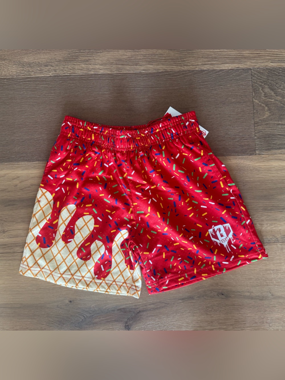 Baseball Lifestyle 101 - Ice Cream Shorts -Cherry - Youth- NEW WITH TAGS